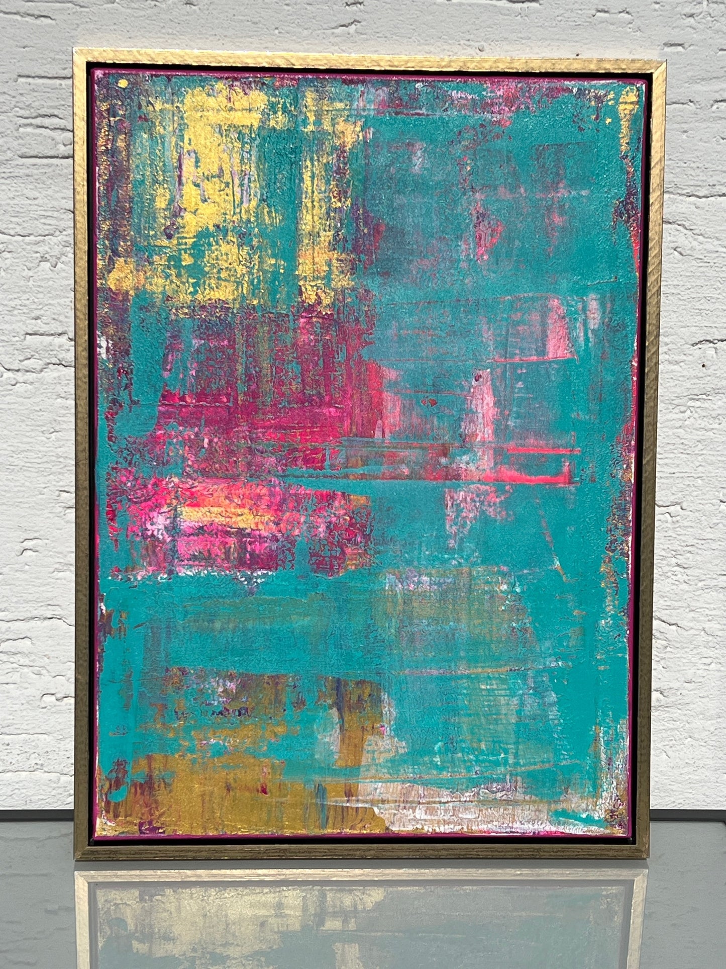 Abstraktes Gemälde Acryl auf Leinwand 50x70cm