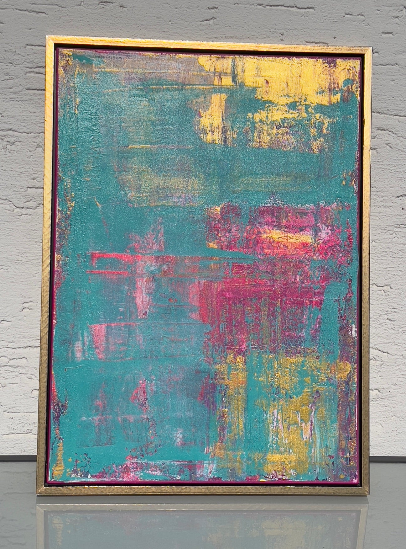 Abstraktes Gemälde Acryl auf Leinwand 50x70cm